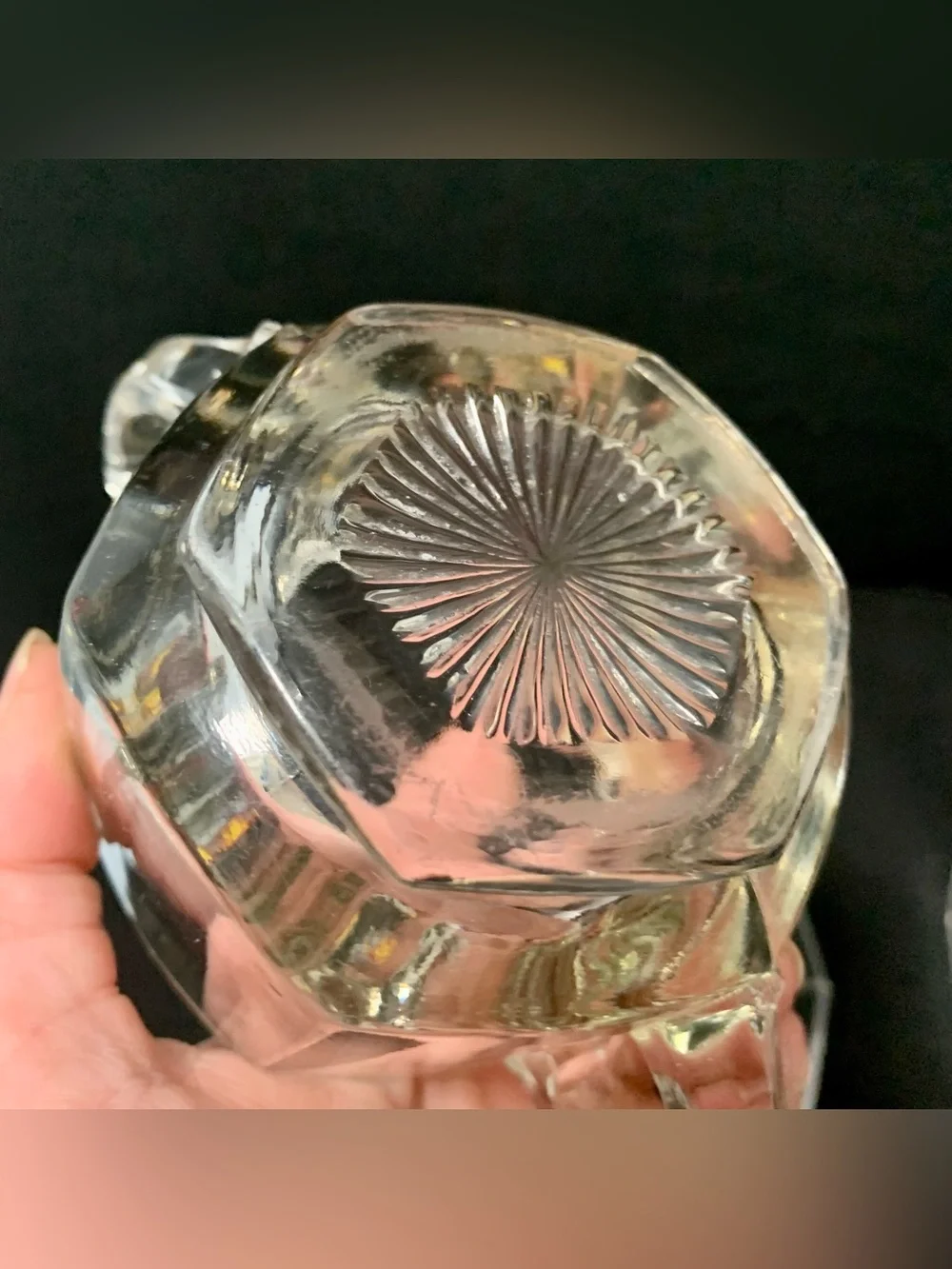 🔍 Clear Glass Creamer & Open Sugar Bowl (2) Piece Set